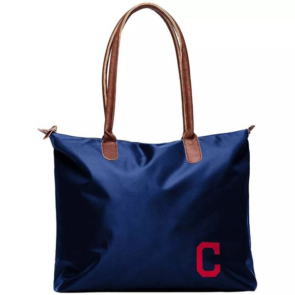 Cleveland Indians Women's Soho Travel Tote Bag MLB Baseball New - Picture 1 of 1